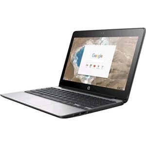 HP 11 G5 Chromebook 11.6'' Laptop Intel Celeron N 1.60GHz 4GB 16GB SSD - 1FX82UT, Black (Renewed)