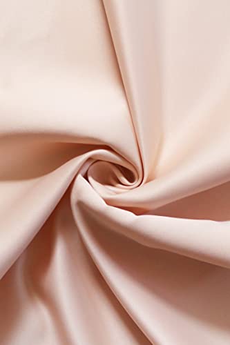 Rose Gold Satin Dust Bag - Extra Small to Extra Large - Silk peau de soie dust bag made in USA (L Portrait - 22x28")