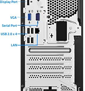 Lenovo V50T Gen 2 Desktop Tower, Intel i9-11900, 64GB RAM, 4TB NVMe SSD, DisplayPort, HDMI, VGA, DVD, Card Reader, AC Wi-Fi, BT,Windows 11 Pro, Black