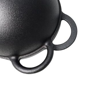 Crucible Cookware Cast Iron Bread Pan with Lid (Pre-Seasoned) with Loop Handles – Oven Safe Form for Baking and Cooking, Artisan Bread Kit - Loaf Pan