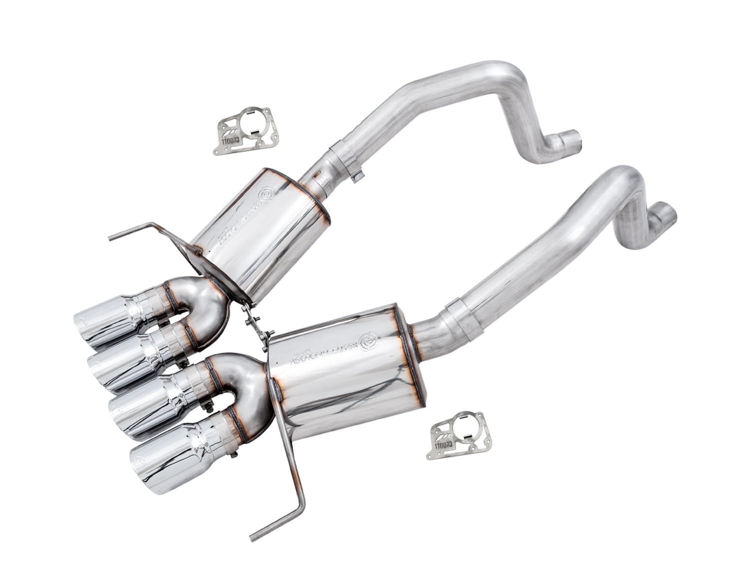 AWE Tuning 14-19 Chevy Corvette C7 Z06/ZR1 (w/o AFM) Touring Edition Axle-Back Exhaust w/Chrome Tips - 3015-42133