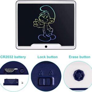 NOBES Toys for 3-10 Years Old Boys Girls, 15-Inch Large LCD Writing Tablet Drawing Tablet for Kids & Adults, Toddler Doodle Board, Drawing Pad, Holiday Birthday Gifts for Kids Age 3 4 5 6 7 8 (Blue)