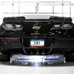 AWE Tuning 14-19 Chevy Corvette C7 Z06/ZR1 (w/o AFM) Track Edition Axle-Back Exhaust w/Black Tips - 3020-43081