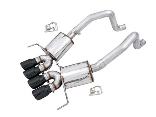 AWE Tuning 14-19 Chevy Corvette C7 Z06/ZR1 (w/o AFM) Track Edition Axle-Back Exhaust w/Black Tips - 3020-43081