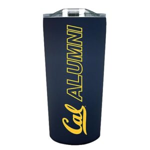 the fanatic group university of california, berkeley alum 18 oz. double walled stainless steel soft touch tumbler - navy