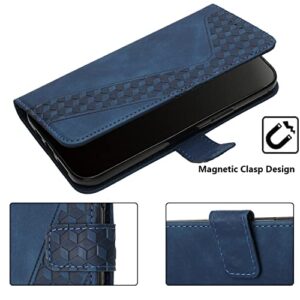 Smartphone Flip Cases Wallet Case Compatible with Oppo Reno 6 Pro 5G, Vintage PU Leather Phone Case Magnetic Flip Folio Leather Case Credit Card Holder Kickstand Shockproof Case Flip Cases ( Color : B