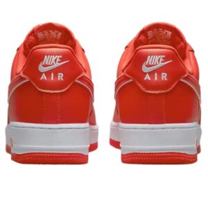 Nike Men's Air Force 1 Shoe, Picante Red-white, 13