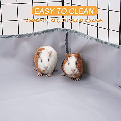 Guinea Pig Cage Tarp Bottom, DZWLKJ Guinea Pig Cage Liner, Guinea Pig Bedding Waterproof and Washable Base Also for Rabbits, Bunny, Chinchillas, Hedgehog, Ferrets and Other Small Animals.