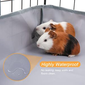 Guinea Pig Cage Tarp Bottom, DZWLKJ Guinea Pig Cage Liner, Guinea Pig Bedding Waterproof and Washable Base Also for Rabbits, Bunny, Chinchillas, Hedgehog, Ferrets and Other Small Animals.