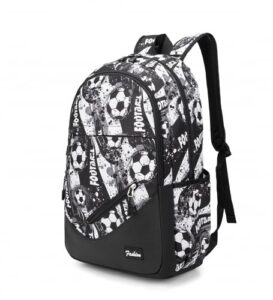 etaishow football-print backpack for boys elementary middle school soccer backpack for kids school bag for teens