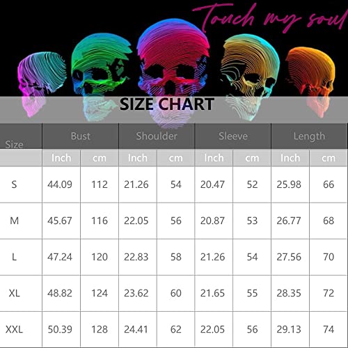 NUFR Unisex Skull Skeleton Zip Up Hoodie Vintage Jacket Goth Harajuk Grunge Sweatshirt For Men and Women Black2