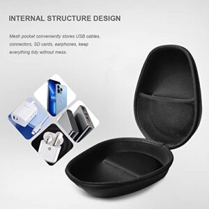 Headphone Case Carrying Organizer Hard Headphones Storage Bag Pouch Compatible with Beats Studio Philips Bose Solo 3 Sony Bose QC JBL Sennheiser Skullcandy mPow Audio Technica Cowin JVC (Black)