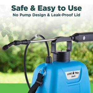 Pine Tree Tools 1.3 Gallon Electric Garden Sprayer - Battery Sprayer, Weed Sprayer, Electric Sprayer, Battery Powered Sprayer, Yard Sprayer, Weed Killer Sprayer with Wand - Sprayers in Lawn and Garden