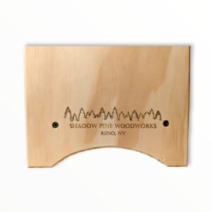 Shadow Pine Woodworks Disc Golf Accessories | Disc Golf Storage Rack | Customizable Sizing Stores 15 to 250 Discs | 3 Levels Tall, 3 Feet Wide, Stores Over 150 Discs