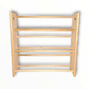 Shadow Pine Woodworks Disc Golf Accessories | Disc Golf Storage Rack | Customizable Sizing Stores 15 to 250 Discs | 3 Levels Tall, 3 Feet Wide, Stores Over 150 Discs