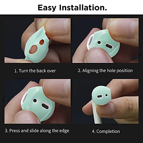 Loirtlluy [7 Pairs] 2023 Upgraded Airpods 3 Ear Tips Cover, 7 Colors Liquid Silicone Earbuds Covers [Fit in The Charging Case], Anti-Slip Protective Accessories Compatible with Airpods 3rd Generation