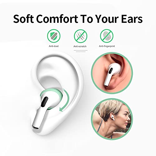 Loirtlluy [7 Pairs] 2023 Upgraded Airpods 3 Ear Tips Cover, 7 Colors Liquid Silicone Earbuds Covers [Fit in The Charging Case], Anti-Slip Protective Accessories Compatible with Airpods 3rd Generation