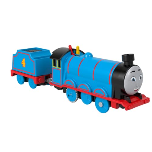 Thomas and Friends Motorized Train Set - 6 Pc Bundle with Thomas, Emily, Hiro, and Carly Trains Plus Daniel Tiger Stickers, More | Thomas and Friends Motorized Engines