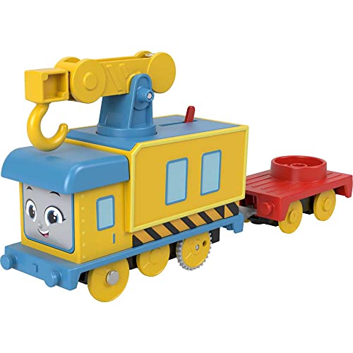 Thomas and Friends Motorized Train Set - 6 Pc Bundle with Thomas, Emily, Hiro, and Carly Trains Plus Daniel Tiger Stickers, More | Thomas and Friends Motorized Engines