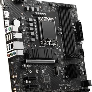 MSI PRO B760M-P DDR4 ProSeries Motherboard (Supports 12th/13th Gen Intel Processors, LGA 1700, DDR4, PCIe 4.0, M.2, Gbps LAN, USB 3.2 Gen2, mATX)