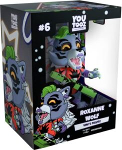 you tooz youtooz glamrock roxy #6 4.4'' inch vinyl figure, collectible fnaf figure from youtooz: five nights at freddy's collection,ytfnaf6