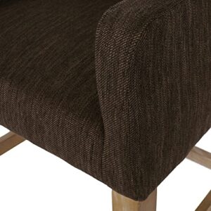 Christopher Knight Home Armga Upholstered 26 inch Counter Stool - Brown/Weathered Brown