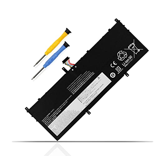 MULS L19C4PD1 L19M4PD1 60Wh Laptop Battery Compatible with Lenovo Yoga 6-13ARE05 6-13ALC6 C640-13IML C640-13IML LTE L19L4PD1 5B10U65275 2ICP5/44/1282 Notebook Battery 4-Cell 7.68V 7820mAh