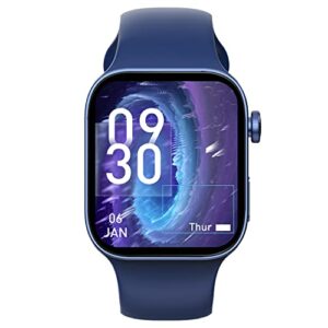 2022 new iwo i8 pro max smart watch for man woman sports fitness gps digital smartwatch for ios android phones call pk series 7 (blue)