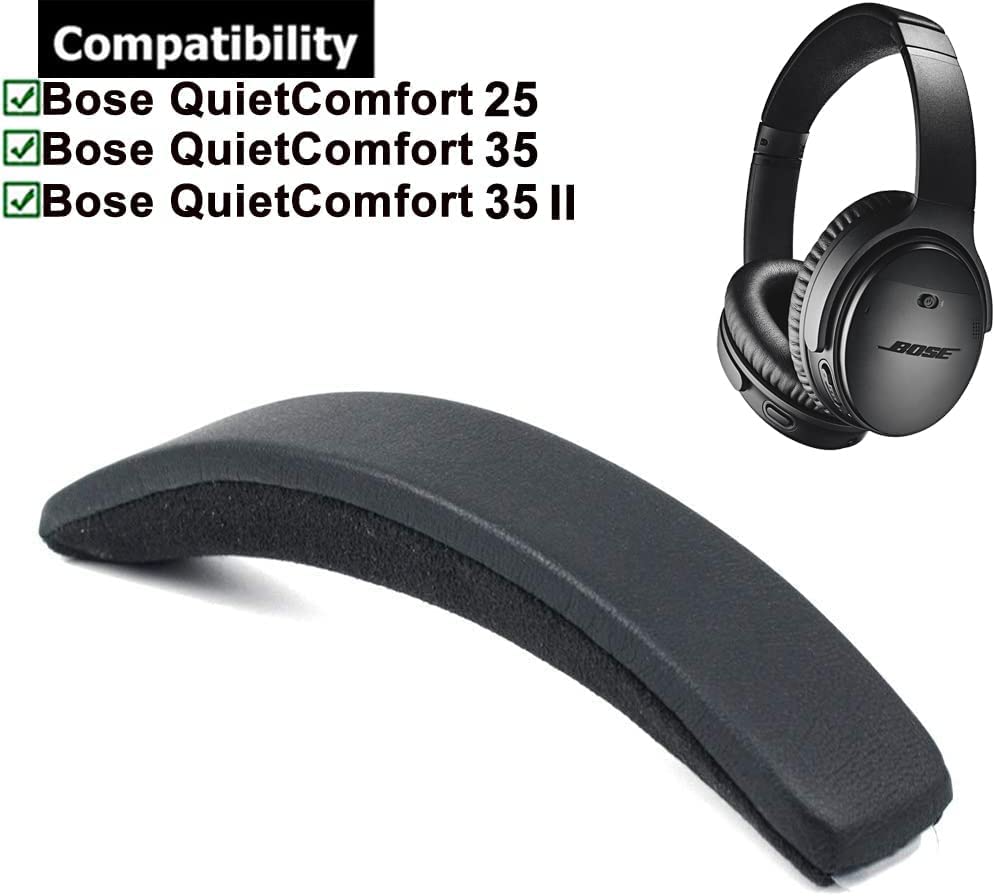 QC35 Headband, Replacement DIY Head Band Cushion Pillow Repair Parts for Bose QuietComfort Quiet Comfort QC 25 35 II QC25 QC35 II Headphones - Black