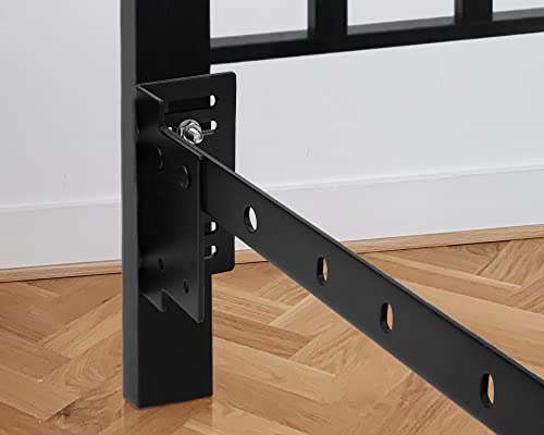 Universal Footboard Extension Brackets, Bed Frame Extenders for Footboard, Headboard Brackets for Metal Bed Frame, Footboard Attachment Kit Can Drilled to Fit Twin, Full, Queen, or King Size Beds.