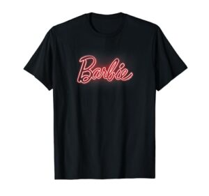 barbie - logo red glow t-shirt