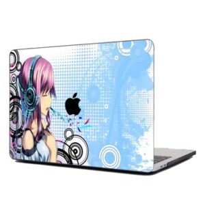 Nekoty Textured Laptop Skins compatible with MacBooks Pro 16" 14" 13" Air 13" 2019-2022 - Singing Anime Girl