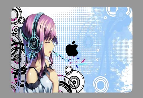 Nekoty Textured Laptop Skins compatible with MacBooks Pro 16" 14" 13" Air 13" 2019-2022 - Singing Anime Girl