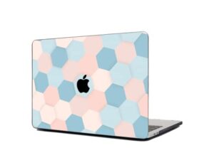nekoty textured laptop skins compatible with macbooks pro 16" 14" 13" air 13" 2019-2022 - honeycomb