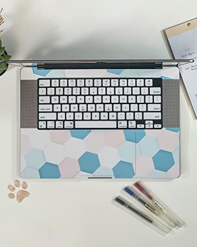 Nekoty Textured Laptop Skins compatible with MacBooks Pro 16" 14" 13" Air 13" 2019-2022 - Honeycomb