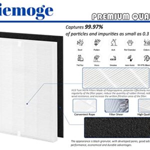 Yiemoge 115115 Replacement filter A: Compatible with winix Plasmawave C535 5300 5300-2 6300 6300-2 AM90 P300 Air Purifier - 2 TURE HPEA filter + 8 Pre-Filters