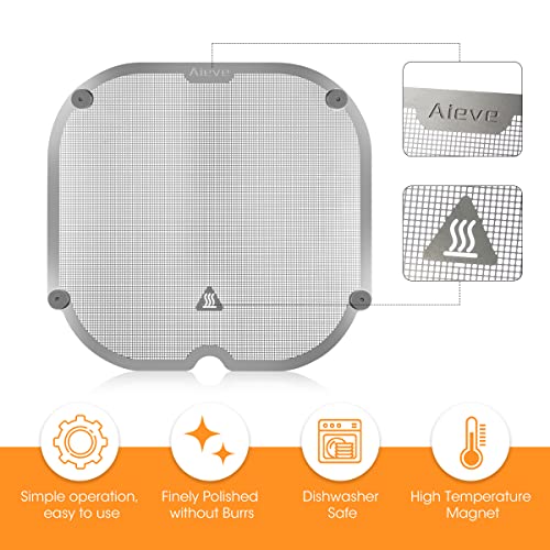 Aieve Air Fryer Splatter Screen Guard, Air Fryer Accessories for COSORI Air Fryer 5 Qt/Ninja Speedi Air Fryer