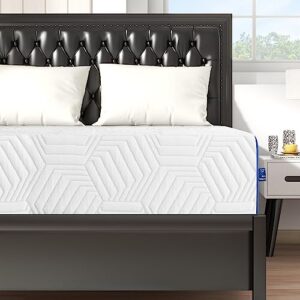 iululu california king mattress 12 inch, cooling gel infused memory foam mattresses medium firm mattress in a box regulates temperature, made in usa, 84''×72''
