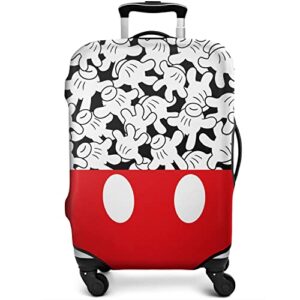 dicilly Luggage Cover Mouse Hands gesture Suitcase Cover Baggage Covers Fit 29-32 Inch Luggage (Go Travel)