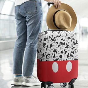 dicilly Luggage Cover Mouse Hands gesture Suitcase Cover Baggage Covers Fit 29-32 Inch Luggage (Go Travel)