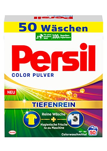 Persil Color Detergent Powder (50 Loads | 6.6 lbs | 3 kg) - Laundry Detergent for Color - Deep Clean Laundry and Freshness for the Machine