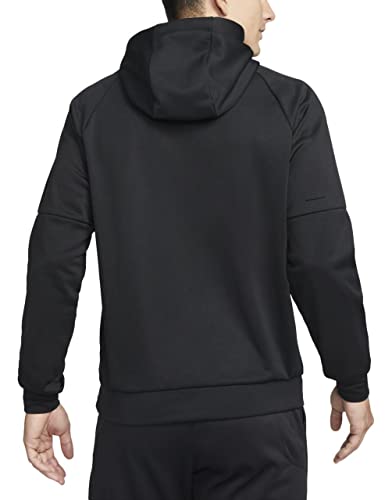 Nike Therma-FIT Graphic Baseball Hoodie (as1, alpha, s, regular, regular, Black)