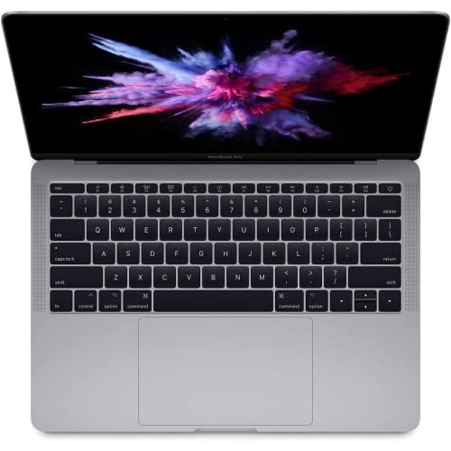 2017 Apple Macbook Pro with 2.3GHz Intel Core i5 (13-inch, 8GB RAM, 128GB SSD Storage) (QWERTY English) Space Gray (Renewed)