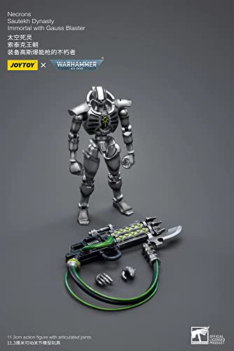 JoyToy Warhammer 40K: Necrons Sautekh Dynasty Immortal with Gauss Blaster 1:18 Scale Action Figure