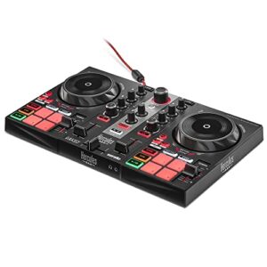 Hercules DJControl Inpulse 200 MK2 — Ideal DJ Controller for Learning to Mix — Software and Tutorials Included.