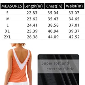 SILKWORLD Workout Tank Tops for Women Mesh Open Back Sleeveless Yoga Tops Scoop Neck Gym Running Clothes, White, Small