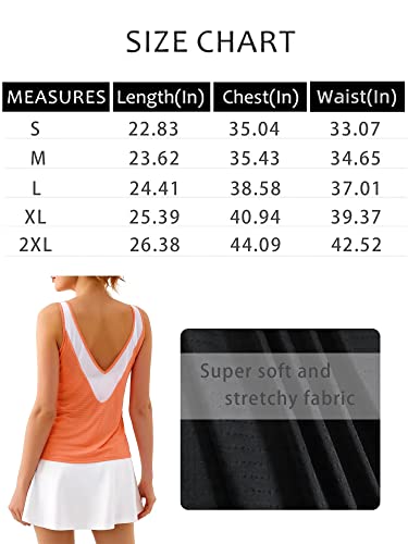 SILKWORLD Workout Tank Tops for Women Mesh Open Back Sleeveless Yoga Tops Scoop Neck Gym Running Clothes, White, Small