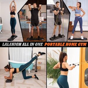 Lalahigh Home Exercise Equiptment - Strength Training Workout Push up Board & Resistance Bands Sets for Effective Full Body Workouts, Professional strength training equiptment for Men and Women, Gift for Boyfriend