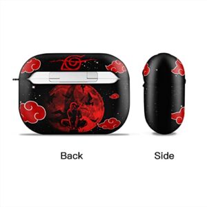 Black Headphone Case Designed for Air Pods Pro 1/2 Generation Earphone Cover with Cartoon Anime Compatiable with Air Pods Pro