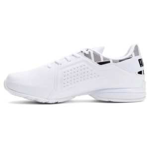 puma mens viz runner repeat wide running sneakers shoes - white - size 12 m